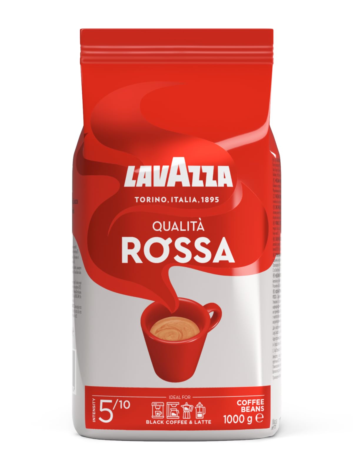

LAVAZZA Qualita Rossa Зерна, 1 кг, для Обычного Кофе, Капельный Эспрессо