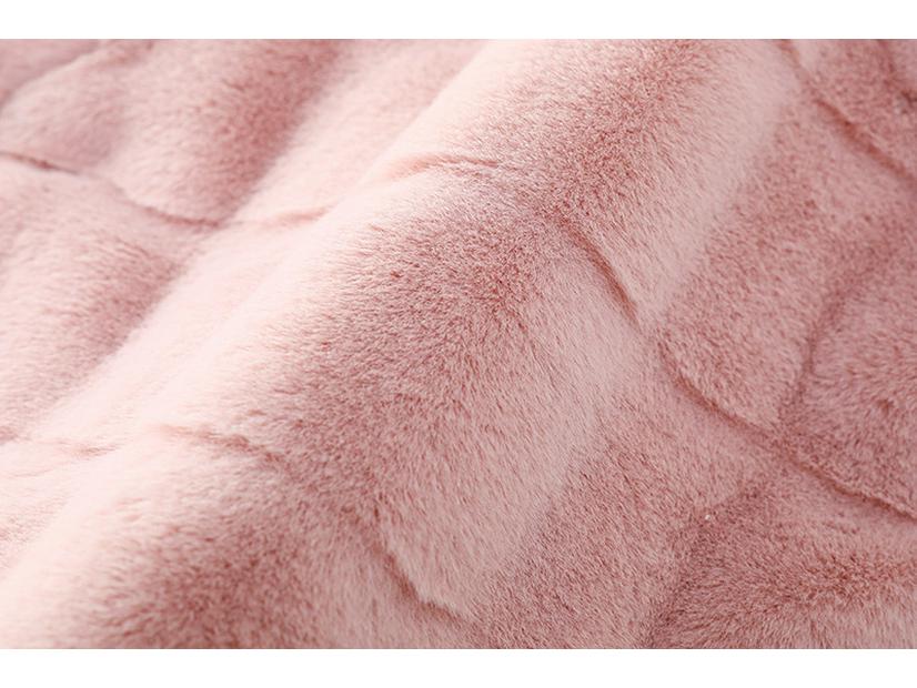 Girls' New Winter Faux Rex Rabbit Fur Coat