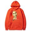 Classic Vintage Rapper Bob Marley Big Face Graphics Hoodie Bob Marley Anniversary Album Print Hoodies Men Hip Hop Black Clothing
