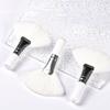Mini Fan Makeup Brushes Facial Powder Foundation Blusher Concealer Brush Cosmetic Tools Synthetic Fiber Fan Brushes
