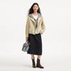 Hotwind Women's Faux Two-Piece Hooded Jacket F07W26706
