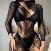 Sexy Hollow Leopard Print Lingerie Women Fancy Underwear V Neck Perspective Depth 18 Sex Shop Lolita Costume