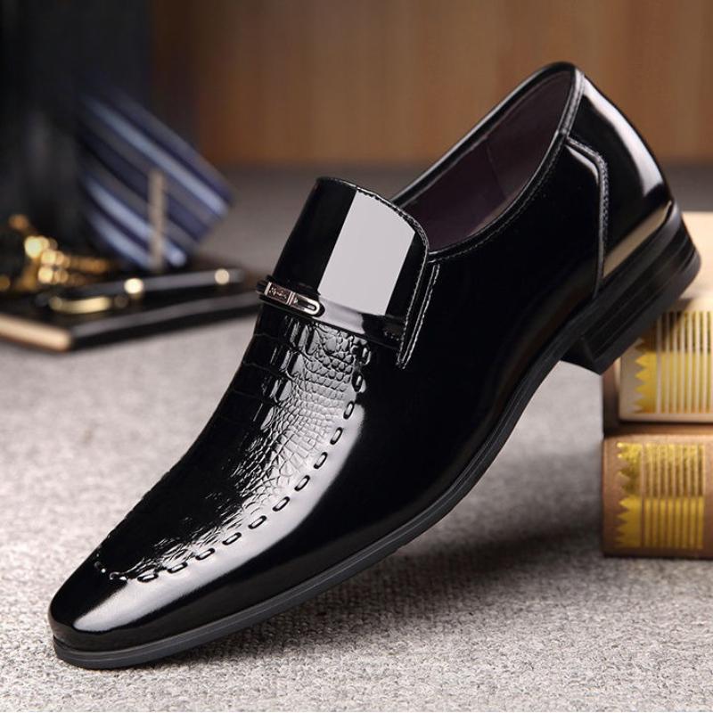 Slip-on Low-Top Men's Formal Shoes Lightweight Leather Not Casual Cheap Clearance Suit Clothing Gentleman Party Social Shoe Male