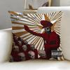 Classic Band Limp Bizkit Cushion Cover Soft  EasyWash Pillow Case  Versatile for Couch Bed Travel and Office