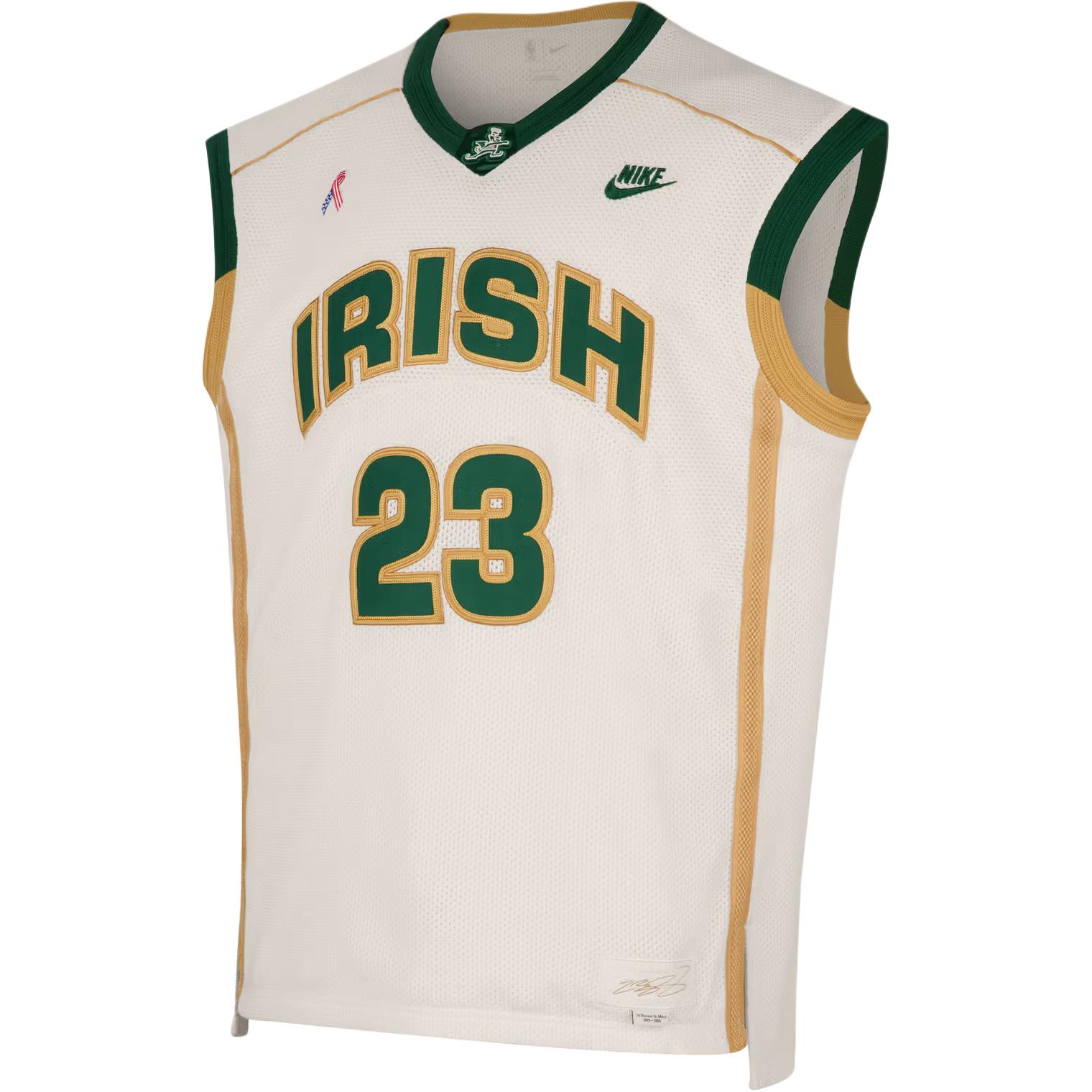 

Nike FW25 Irish 23 LeBron James St. Vincent-St. Mary Color Block V-Neck Sleeveless Tank Top Unisex tops IF0292-133 2XL