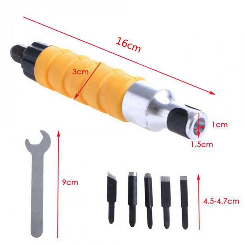 DIY Woodchisel Carving Wrench Flexible Shaft Glove Electric Drill Tool