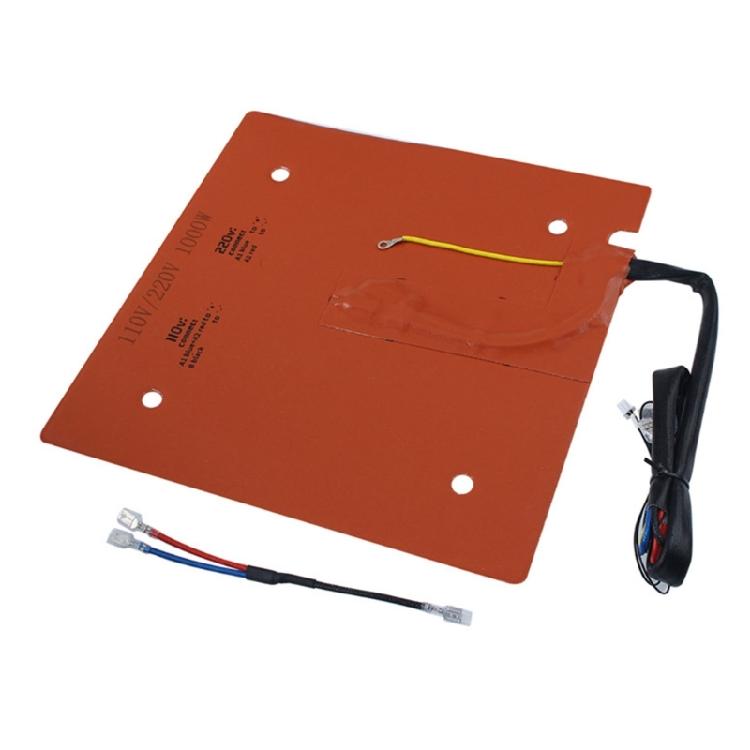 Heavy Duty Silicone Heaters Pad S1C Specific Model Efficient Heat Transfer Corrosion Resistant 3D Print Tool