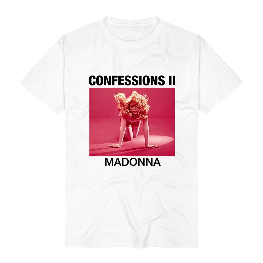 MADONNAA CONFESSIONS II PRIDE TEE O-neck Short Sleeve Cotton Female T-shirt Casual Summer Unisex Streetwear Graphic Print Merch