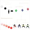 Montessori Mobile Set with Instruction Manual Made In Japan Gift for Babies Munari Mobile Octahedron Mobile Gobbi Mobile Dancer Mobile Mail Order