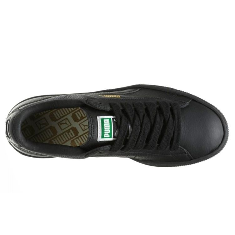 Puma Basket Classic Lifestyle Cushioning Support Low-Top Sneakers Women Sneakers Black 362892-14