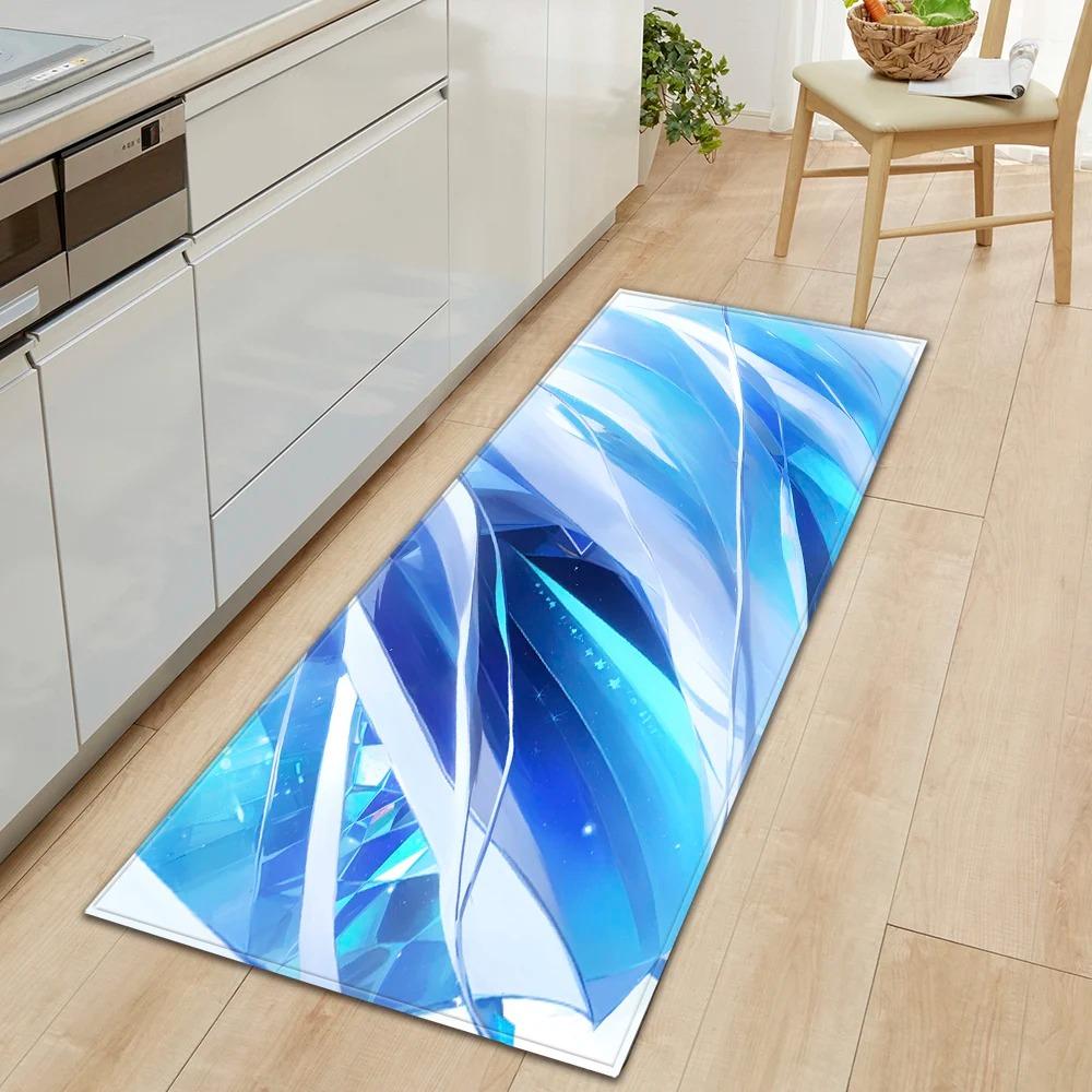 Creative Colorful Geometric Pattern Home Kitchen Floor Mat Door Front Decoration Floor Mat