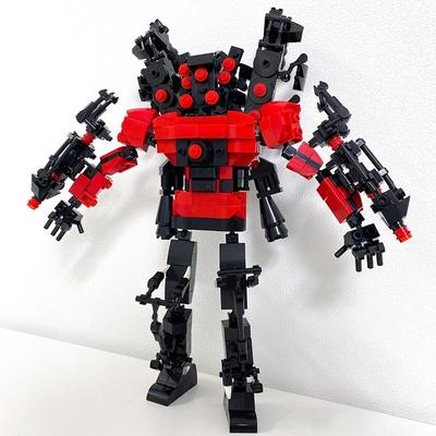 Skivide Toyet Block TV Man Camera Man Głośnik, Titan Spiker Man Block (wersja 3) "}