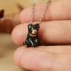 Simple Style Cute Small Animal Series Pendant Fox Stainless Steel Accessories