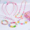 450 Pieces Beads Kit Jewelry Making DIY Cells Crafts Gift for Beading Bracelet Earrings Children