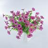 Fake Plants Artificial Pansy Flowers Fall Decor DIY Floral Simulated Violet Bouquet Realistic Home Decoration Simulation Flowers