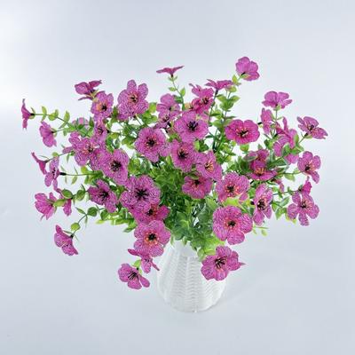 Fake Plants Artificial Pansy Flowers Fall Decor DIY Floral Simulated Violet Bouquet Realistic Home Decoration Simulation Flowers