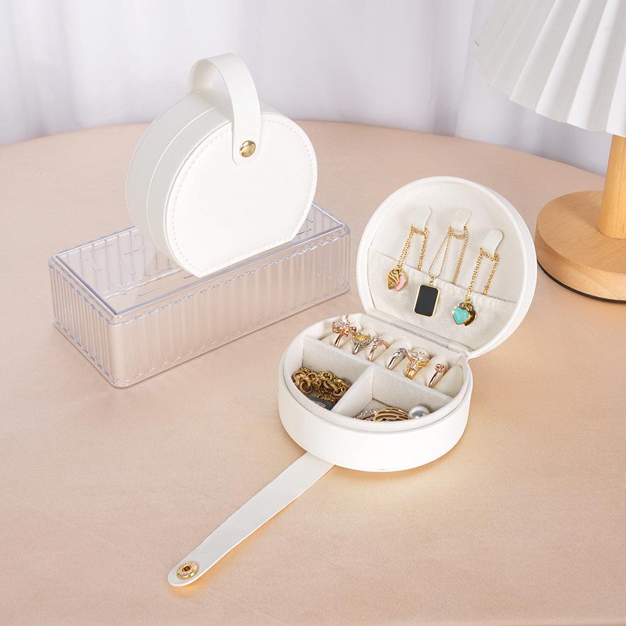Personalized Travel Jewelry Box Earring Storage Sisters Friends Lovely Colorful Fashion Travel Accessories Exquisite Romantic