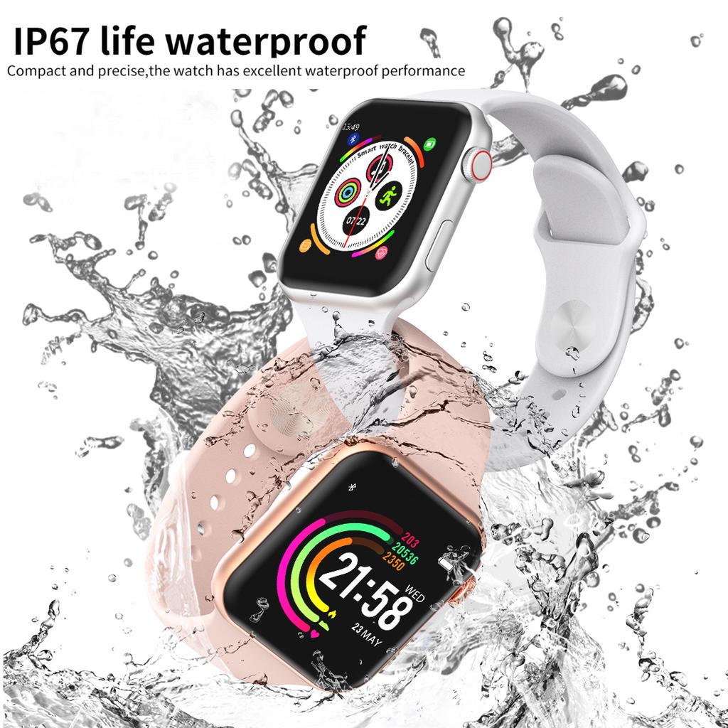 Buy Full Screen Touch F10 Smart Bracelet Heart Rate Blood Pressure ...