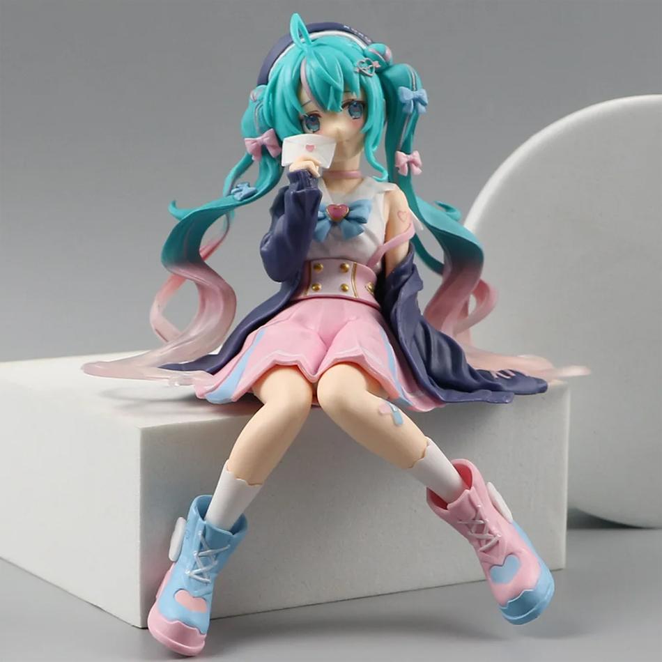 20cm Sexy Girl Hatsune Miku Anime Figure Fashion Subclture Miku Action Figure Christmas Gift PVC Collections Model Doll Toys