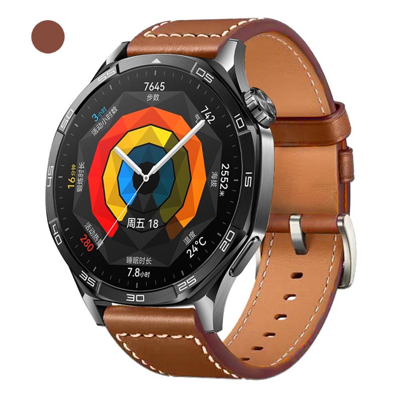20/22mm Leather Band For HUAWEI GT6 GT6pro GT5 4 3 2 46mm Casual Strap Watch 5 4pro/GT3 2 42mm/HONOR Magic Watch Bracelet Correa