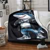 1pc shark streetwear Throw Blanket Soft Flannel, Cozy All Season Polyester Perfect for Home, Office