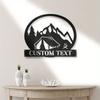 Personalized Metal Camping Sign Custom Text Fire Pit Area Multi Functional Outdoor Wall Mounted Decor Plaque