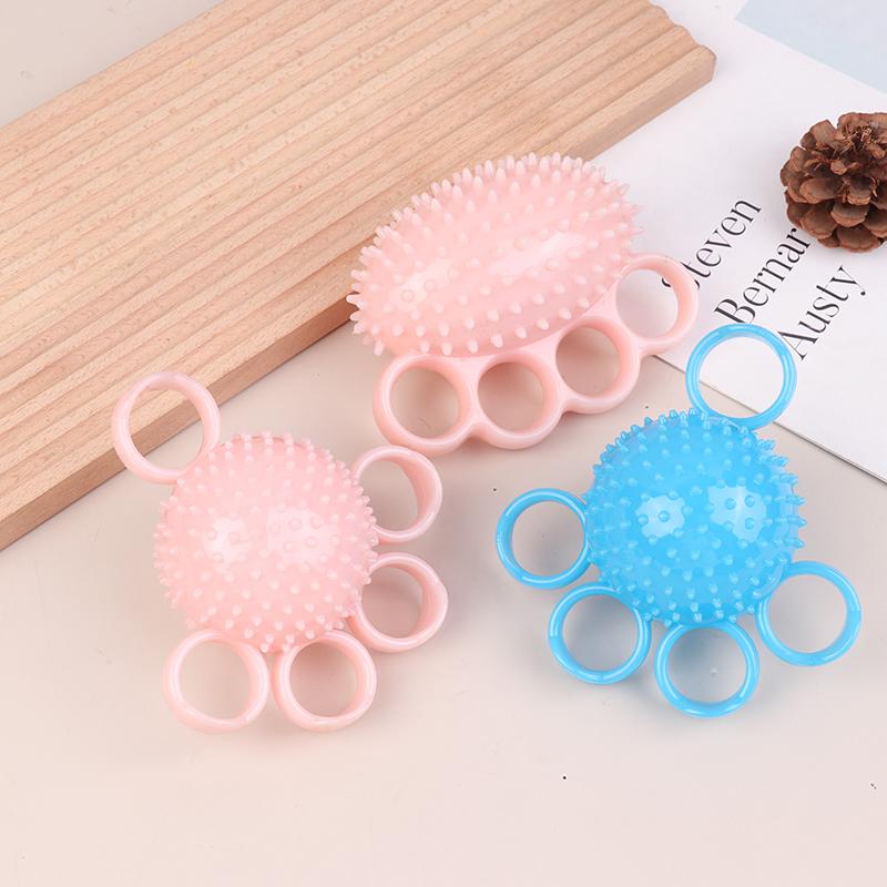 Finger Grip Ball Massage Rehabilitation Training Elderly Exercise Ball Hand Finger Strength Circle Grip Device Soft Finger Ball