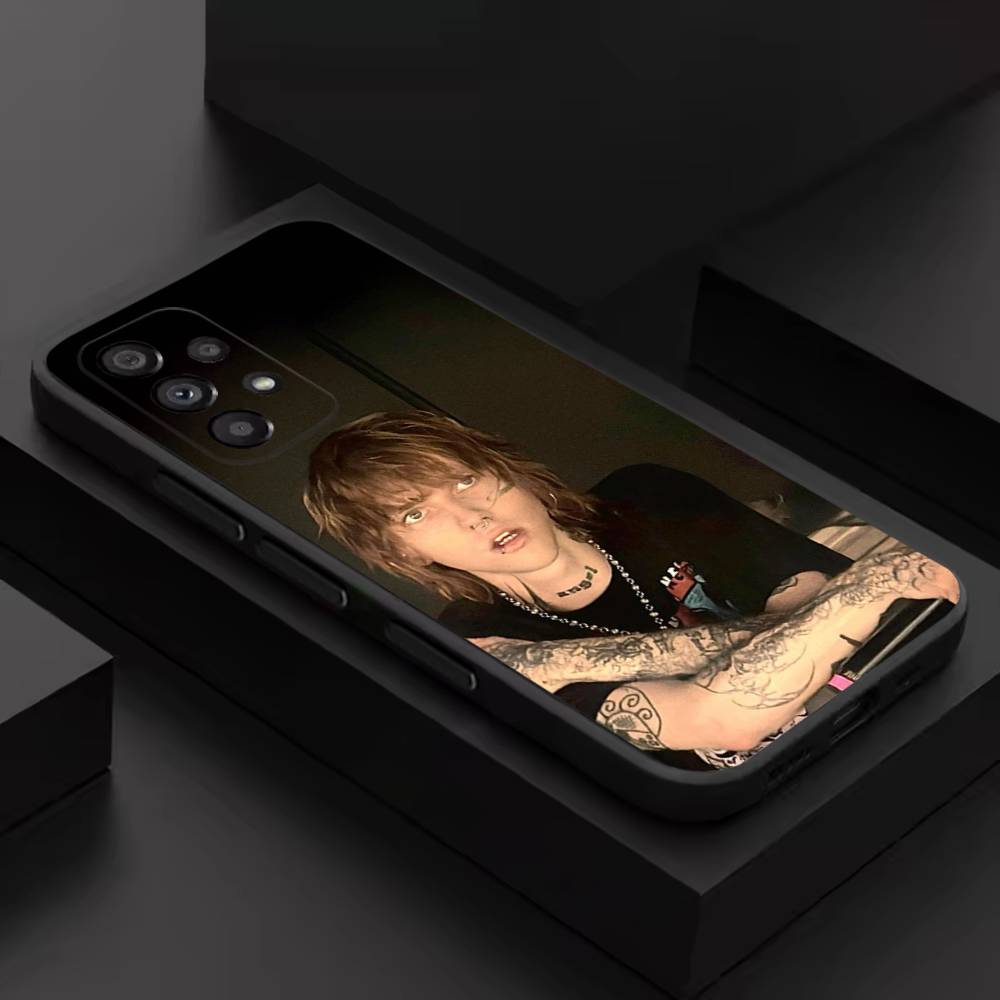 Singer K-Kai Angel Damage Phone Case For Samsung S 9,10,21,30,22,23,24,25,26,Ultra,Plus,Lite,FE,4,5G Black Soft Case