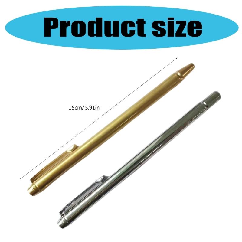 Règle de recherche de construction en laiton Instrument de mesure en laiton doré à la mode Tige de radiesthésie pour les passionnés et les constructeurs