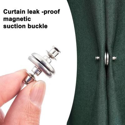10 Pairs Curtain Magnet Closure Prevent Light Leaking Strong Alloy Bathroom Shower Curtain Weight Magnet Clasp