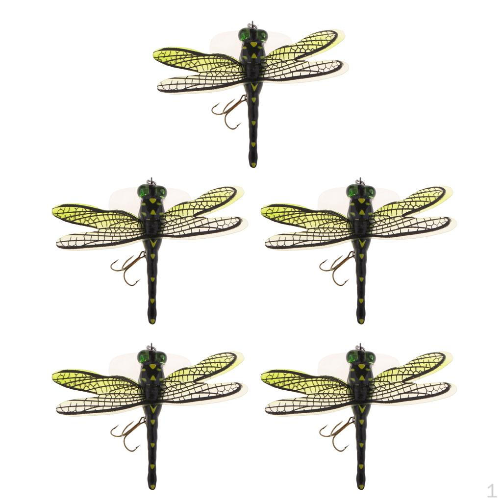 

5 плавающих искусственных приманок для рыбалки, муха-стрекоза