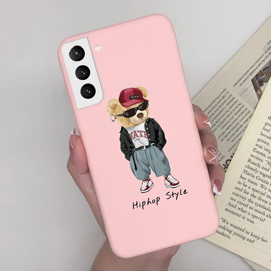 For Samsung Galaxy S21 Plus Ultra FE 5G Case Cute Painted Silicone Soft Protective Phone Cover for SamsungS21 S 21 FE Plus Ultra