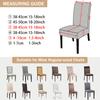 1/2/4PCS PU Leather Waterproof Chair Covers Solid Stretchy Chair Seat Cover Protector Dining Room Restaurant Kitchen Chair Case