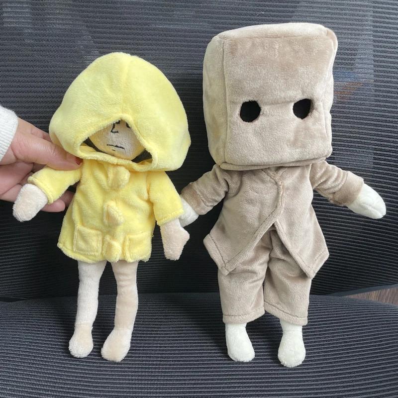 Anime Little Nightmares Plush Toy Cartoon Six Nomes Box Plushie Figure Adventure Game Stuffed Dolls Fan Collection Xmas Gifts