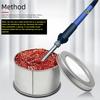 Valymo kamuoliukas Desoldering Litavimo kempinėlės Filtro valymo antgalis Vario vielos valymo kamuoliukas Metalo šlako dėžutės valymas