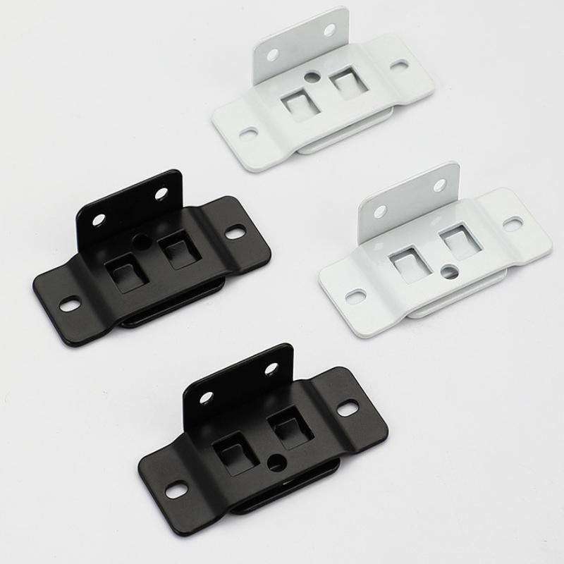 4Pcs Home Renovation Diy Tool Accessories Fixed Fastener 2-In-1 Insert Furniture Laminate L-Shaped 90 Degree Connector