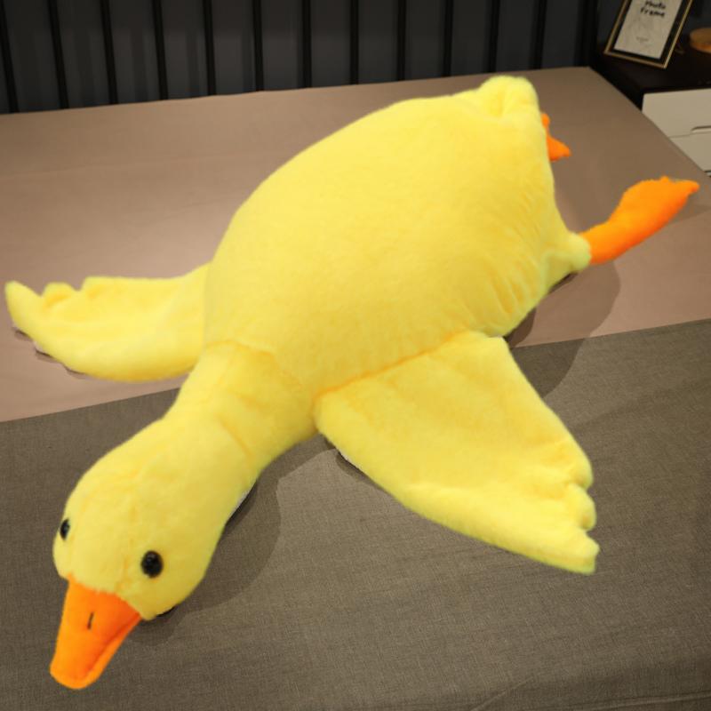 50-190 cm suur pruun kallistus täidisega loom part Kawaii hiiglaslik hani plüüsis mänguasi magamispadi Suur pehme nukupeo kingitus poistele tüdrukutele