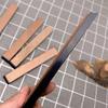 Lucidatura coltello Cintura in cuoio Stropping Articolo per affilare il coltello per affilacoltelli Cuoio Stropping di affilatura Pietra per affilare il cuoio