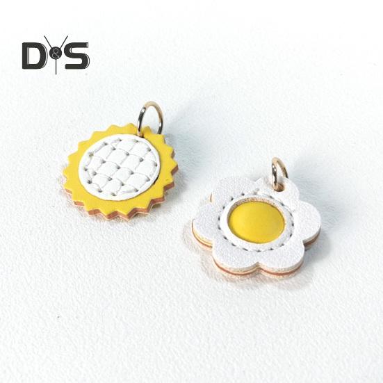 Bag Pendant Keychain Fruit Flower Leaf Shape Charm Keyring Bags Backpacks Phones Imitation Leather Keychain