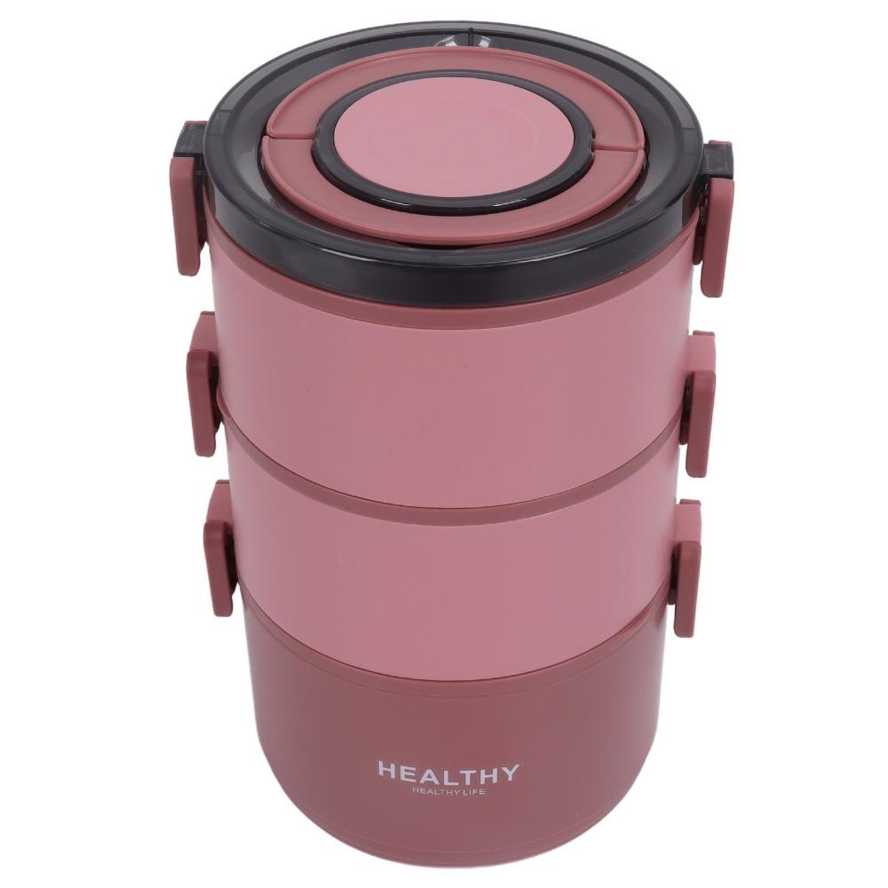 304 Stainless Steel Insulated Lunch Box Three Layers Lunch Container Thermal Lunch Box School Use
