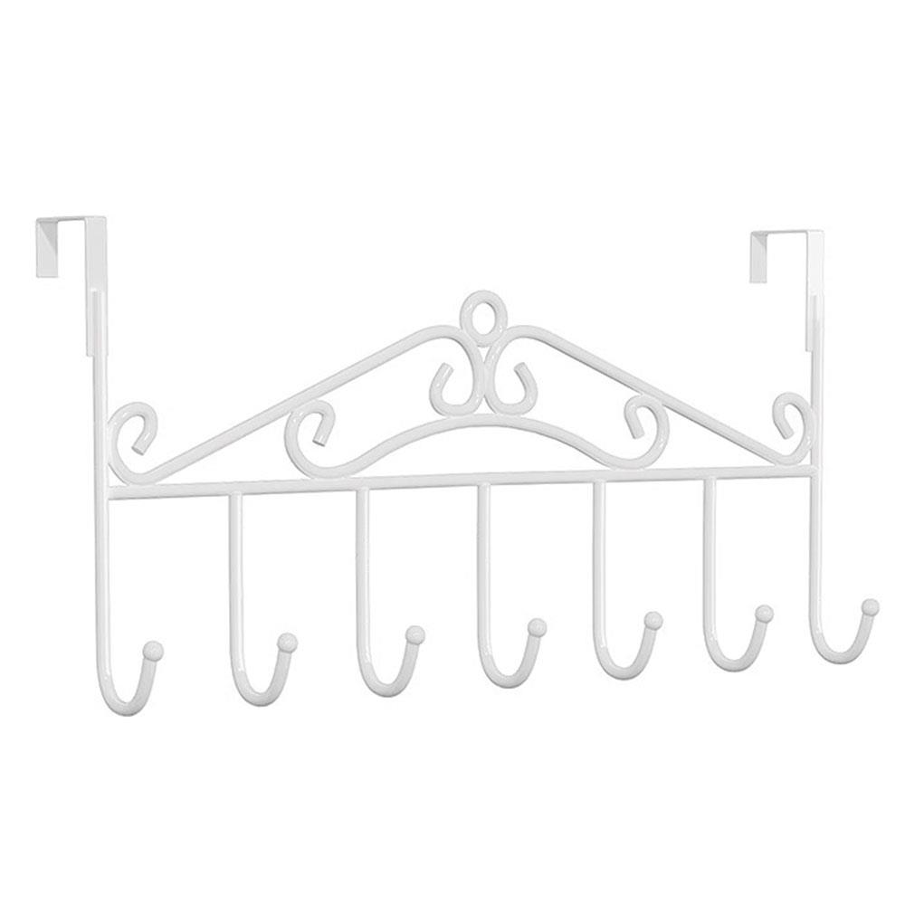 Behind The Door Hooks Household Storage Wall Hanger Hooks No Punch Coat Rack Home Storage Door Hooks Towel Hanger Rack Organizer