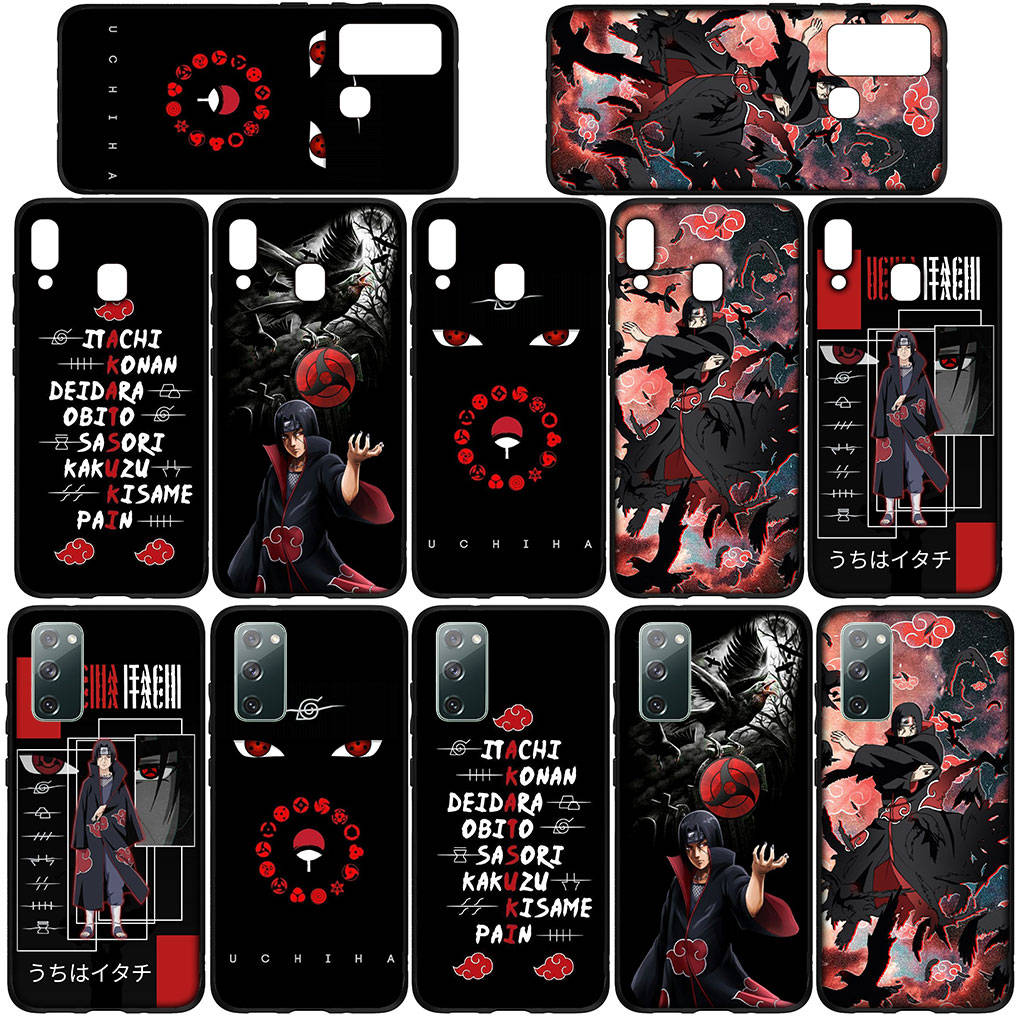 Case for Samsung Galaxy S25 S24 S23 iPhone 16 15 Xiaomi Redmi Note 14 13 12 16E 8 X 11 Pro Max XR OPPO Moto Huawei Cartoon Itachi Uchiha Naruto Cover