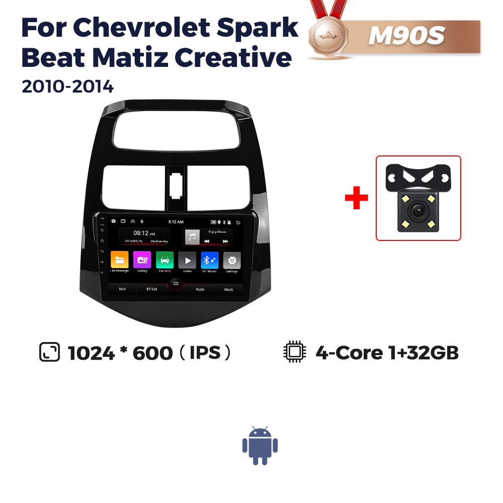 Navifly Android Car Radio For Chevrolet Spark Beat Matiz Creative 2010-2014 Navigation GPS Multimedia Video Player DSP RDS WIFI