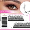 CoMango Fox 5D Shaped Eyelashes Mix8-13 Technological Fibers False Eyelashes Extension Promade Volume Fans Lash Cosmetics