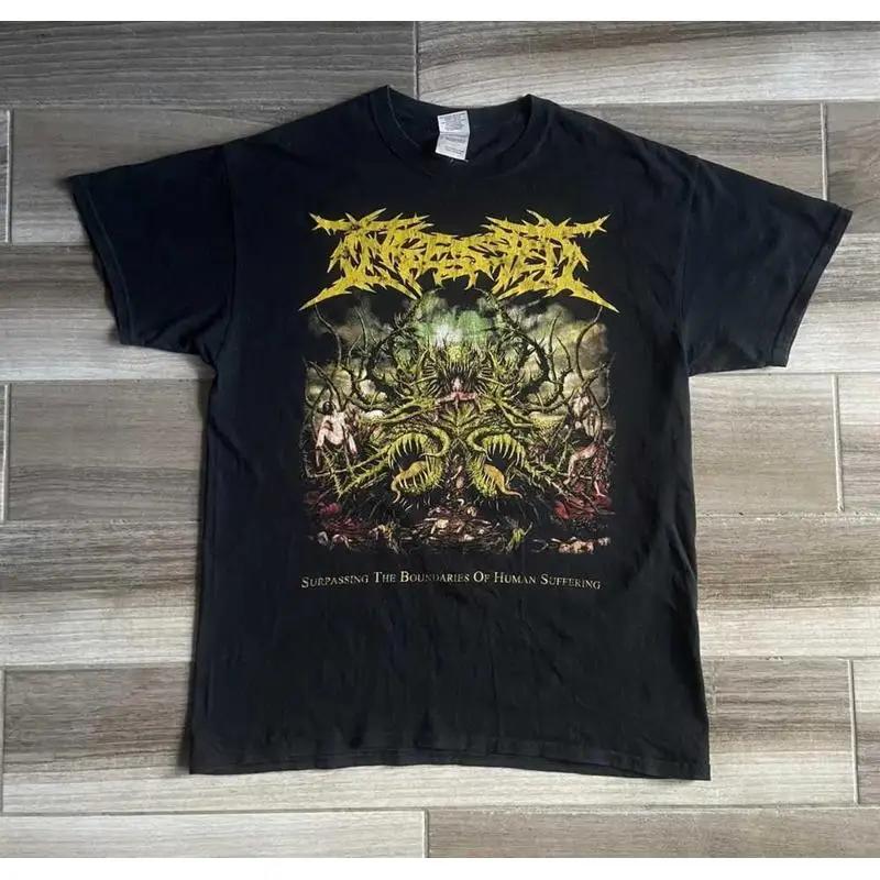 Ingested Surpassing The Boundaries of HuUnisex Suffering Black Size S 5XL T Shirt HH125
