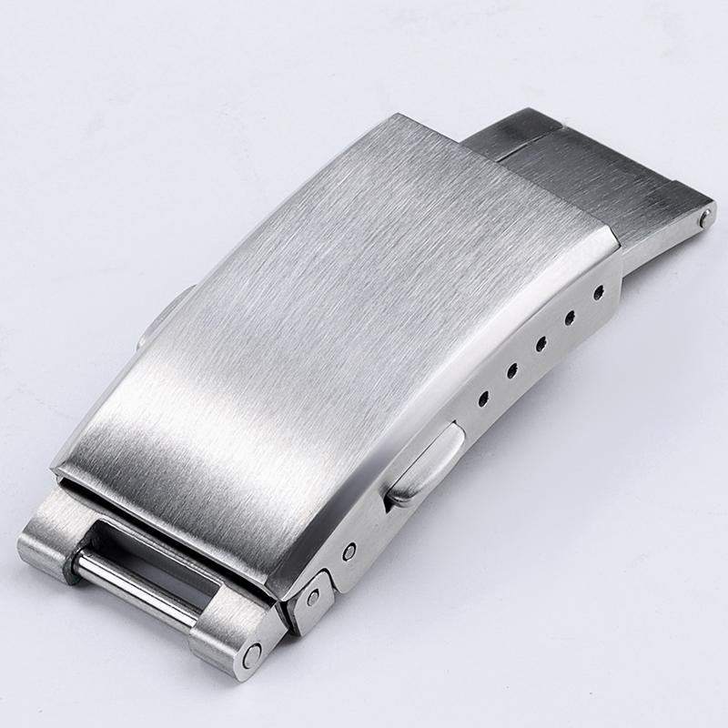 

9X16mm Solid Stainless Steel Strap Buckle for Rolex Daytona Luxury Metal Clasps for Submariner Adjustable Band Deployment Clasp no logo серебряный