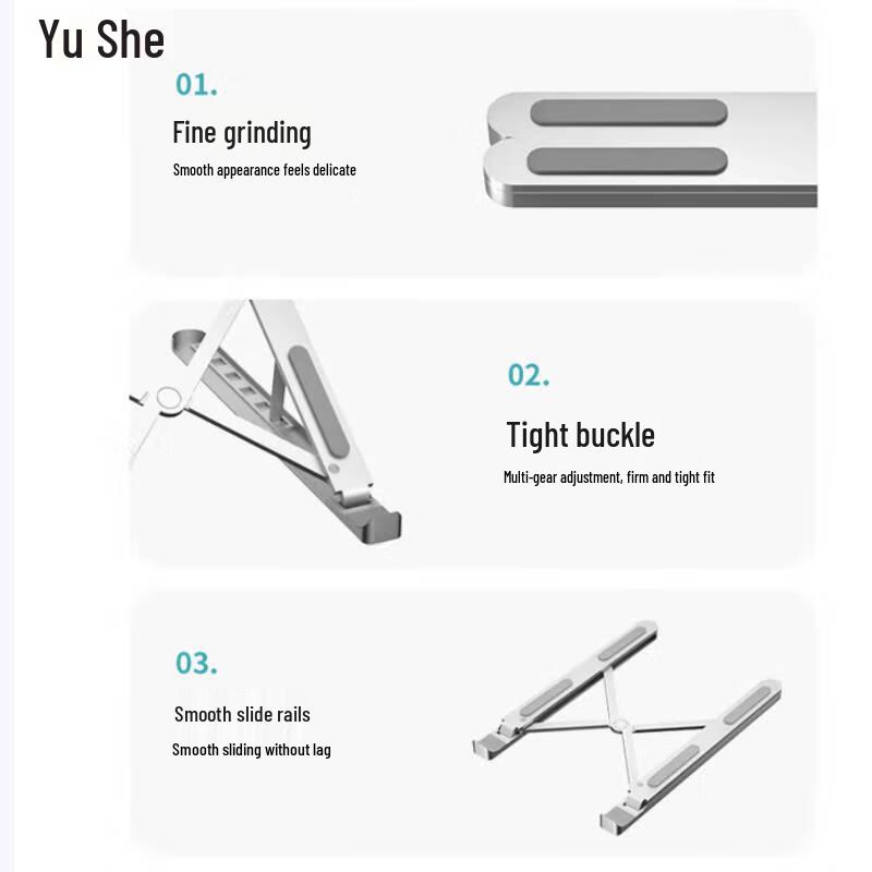 Leishe Aluminum Alloy Foldable Laptop Stand