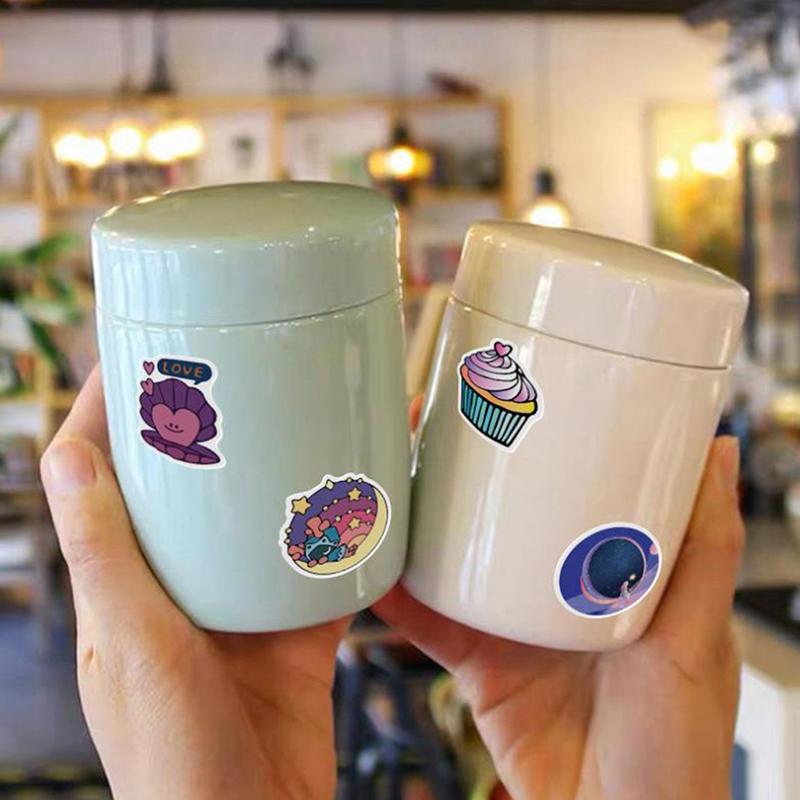 50Pcs Cartoon Anime Purple Style Girl Sticker Guitar Skateboard Graffiti Sticker