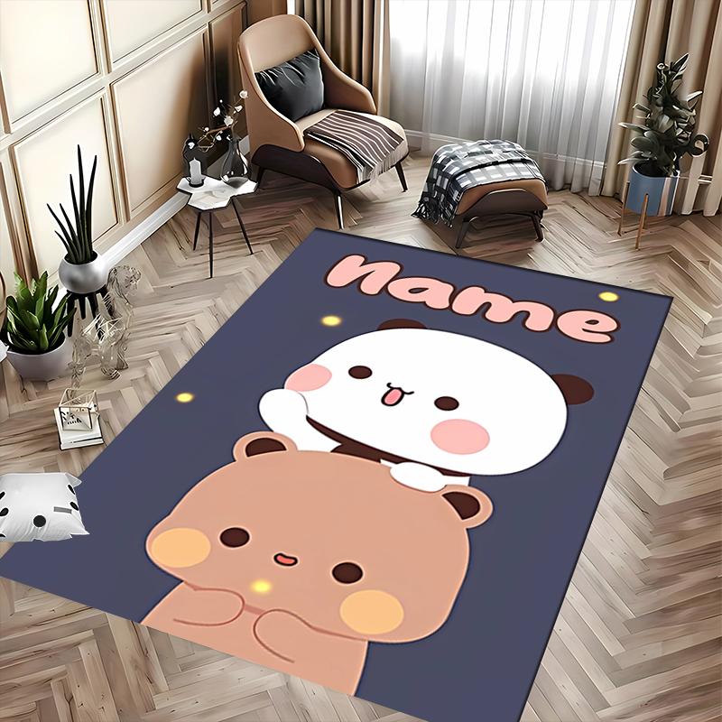Custom personalization Bubu and Dudu Area Rug - Perfect For Kitchen, Bathroom,Laundry Room Decor Large Size Available,Gift All Seasons