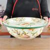 YAHOO Speciale Set Bacinelle Smaltate Thi per Uso Domestico Bacinella per Lavare Verdure Bacinella per Ripieno Ravioli rotonda ape Utensili da Cucina Fatti a Mano